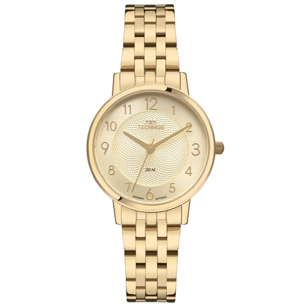 Relogio Technos Feminino Boutique Dourado - 2035NEV/1D