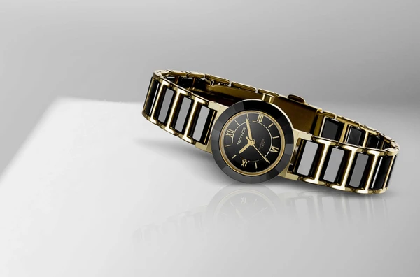 Relogio Technos Feminino Ceramic Sapphire Dourado - 2035LWF/4P
