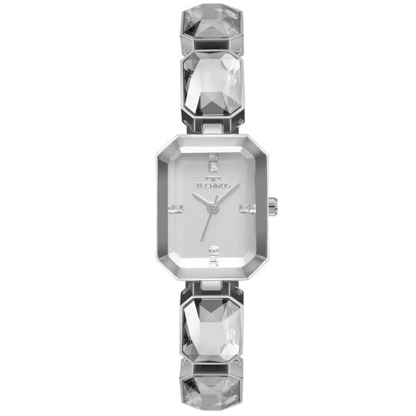 Relogio Technos Feminino Crystal Prata - 2036NBT/1K