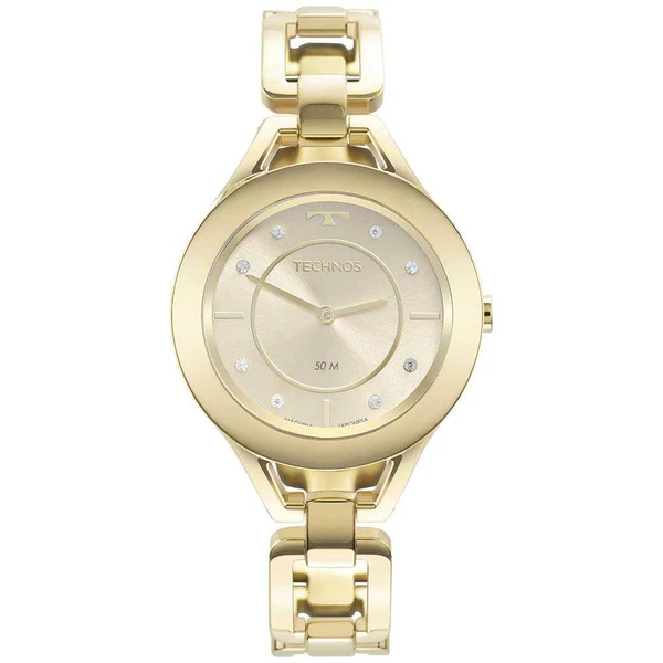 Relogio Technos Feminino Elos Dourado GL20HM1X