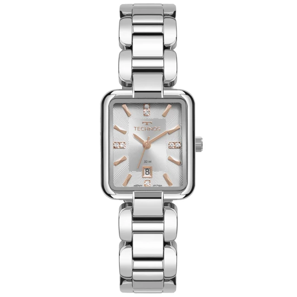 Relogio Technos Feminino Elos Prata - 2015CES/1K