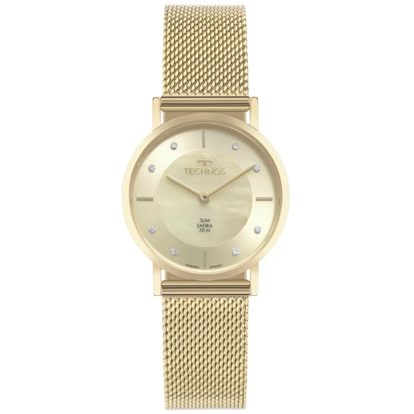Relogio Technos Feminino Slim Dourado - 2025LTX/1X