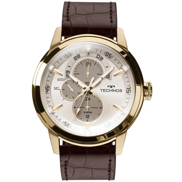 Relogio Technos Masculino Grandtech Dourado - 6P57AC/2C