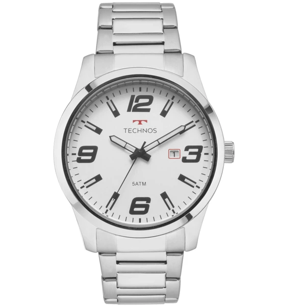 Relogio Technos Masculino Racer Basico Prata - 2115MOLS/1B