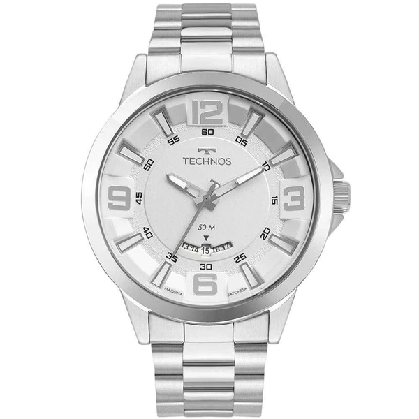 Relogio Technos Masculino Racer Prata 2117LDI/1K