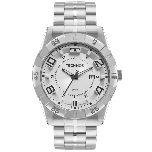 Relogio Technos Masculino Racer Premium Prata - 2115MXL/1K